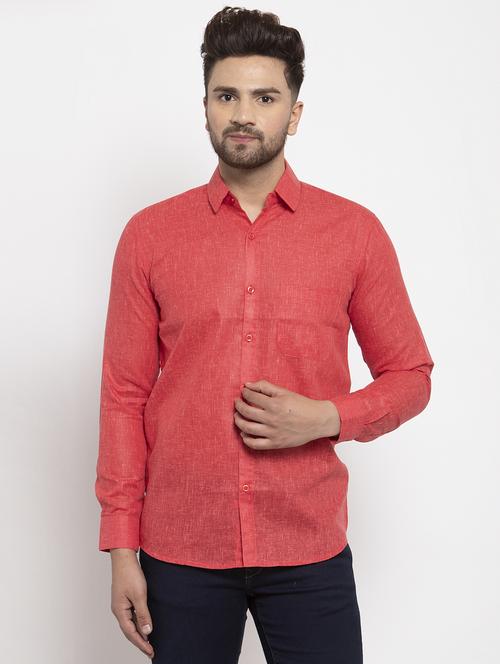 mens solid casual shirt - 19143412 -  Standard Image - 0