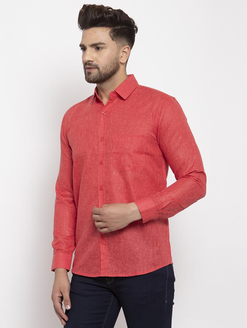 mens solid casual shirt - 19143412 -  Standard Image - 1