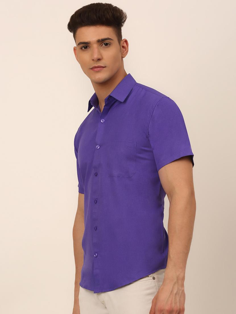mens solid casual shirt - 19143543 -  Standard Image - 1