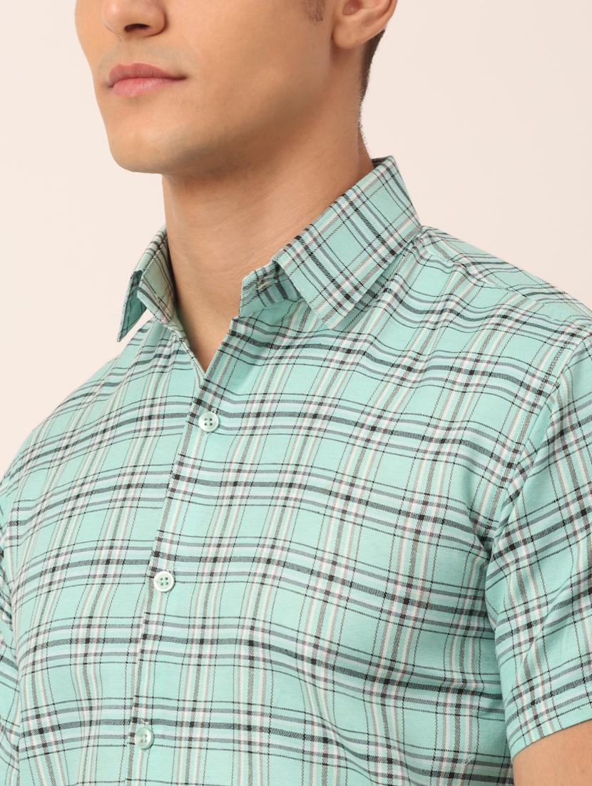 mens checks casual shirt - 19143553 - Standard Image - 4