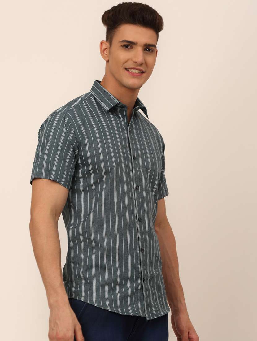 mens stripes casual shirt - 19143583 -  Standard Image - 1