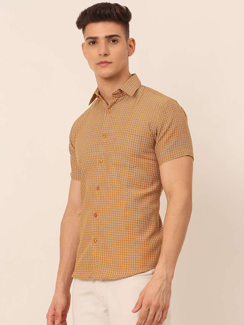 mens checks casual shirt - 19143607 -  Standard Image - 1