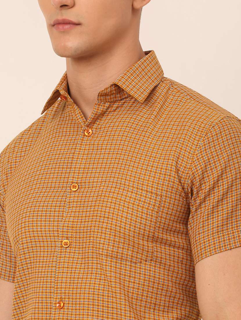 mens checks casual shirt - 19143607 -  Standard Image - 4