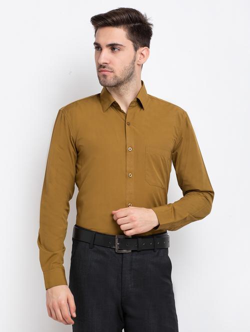 mens solids formal shirt - 19144073 - Standard Image - 0
