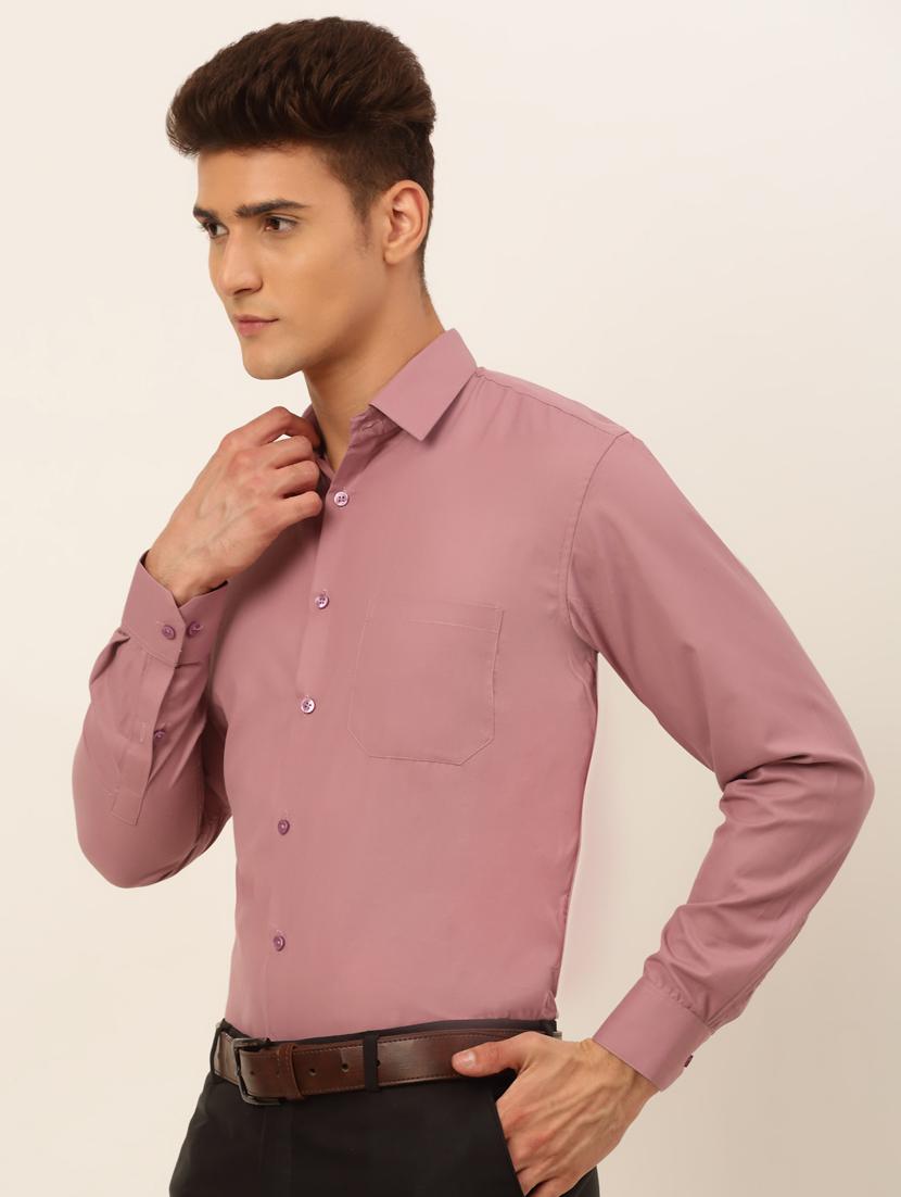 mens solids formal shirt - 19144095 - Standard Image - 1