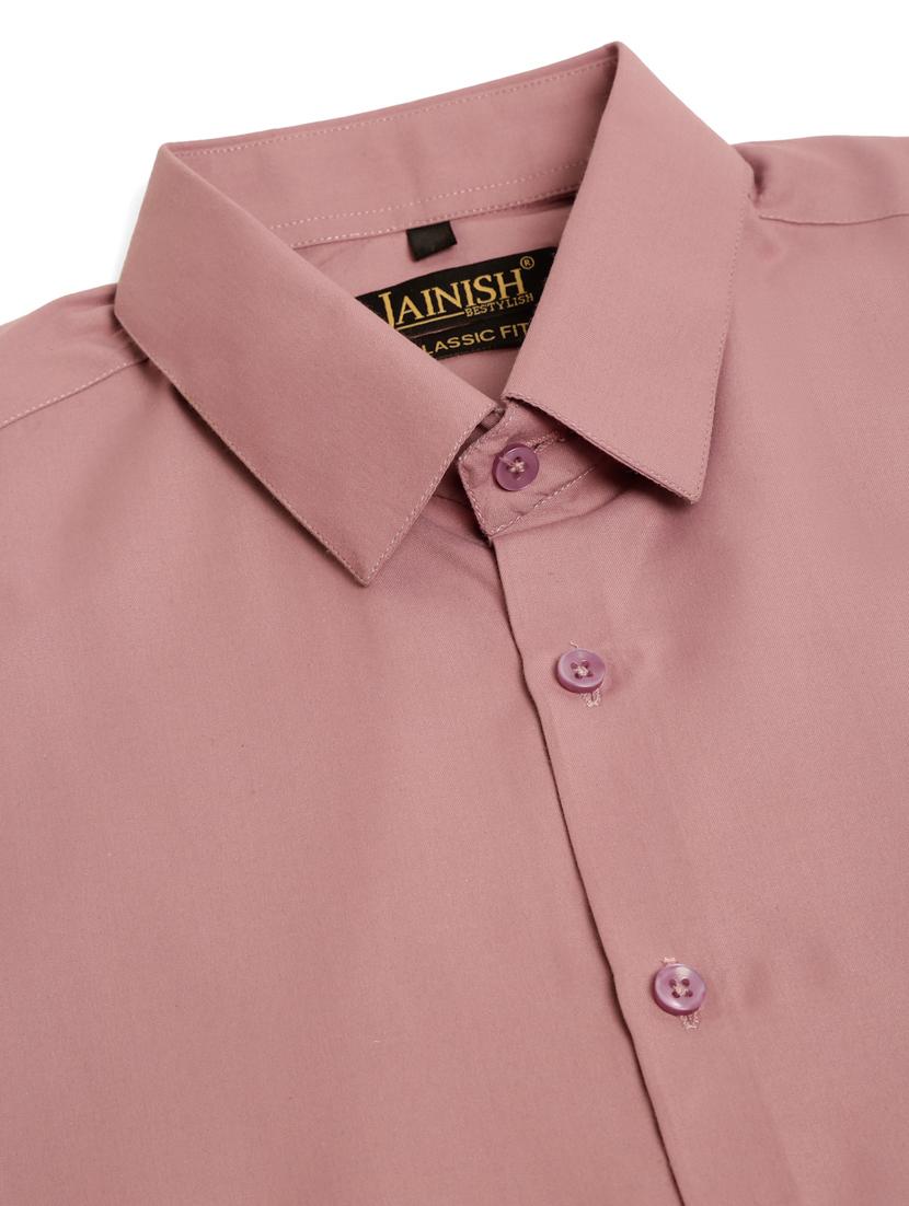 mens solids formal shirt - 19144095 - Standard Image - 4