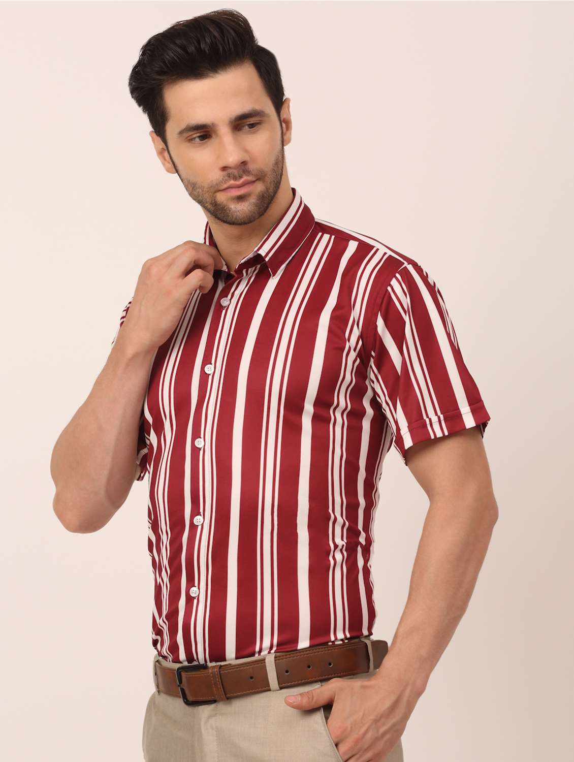 mens stripes formal shirt - 19144472 -  Standard Image - 1