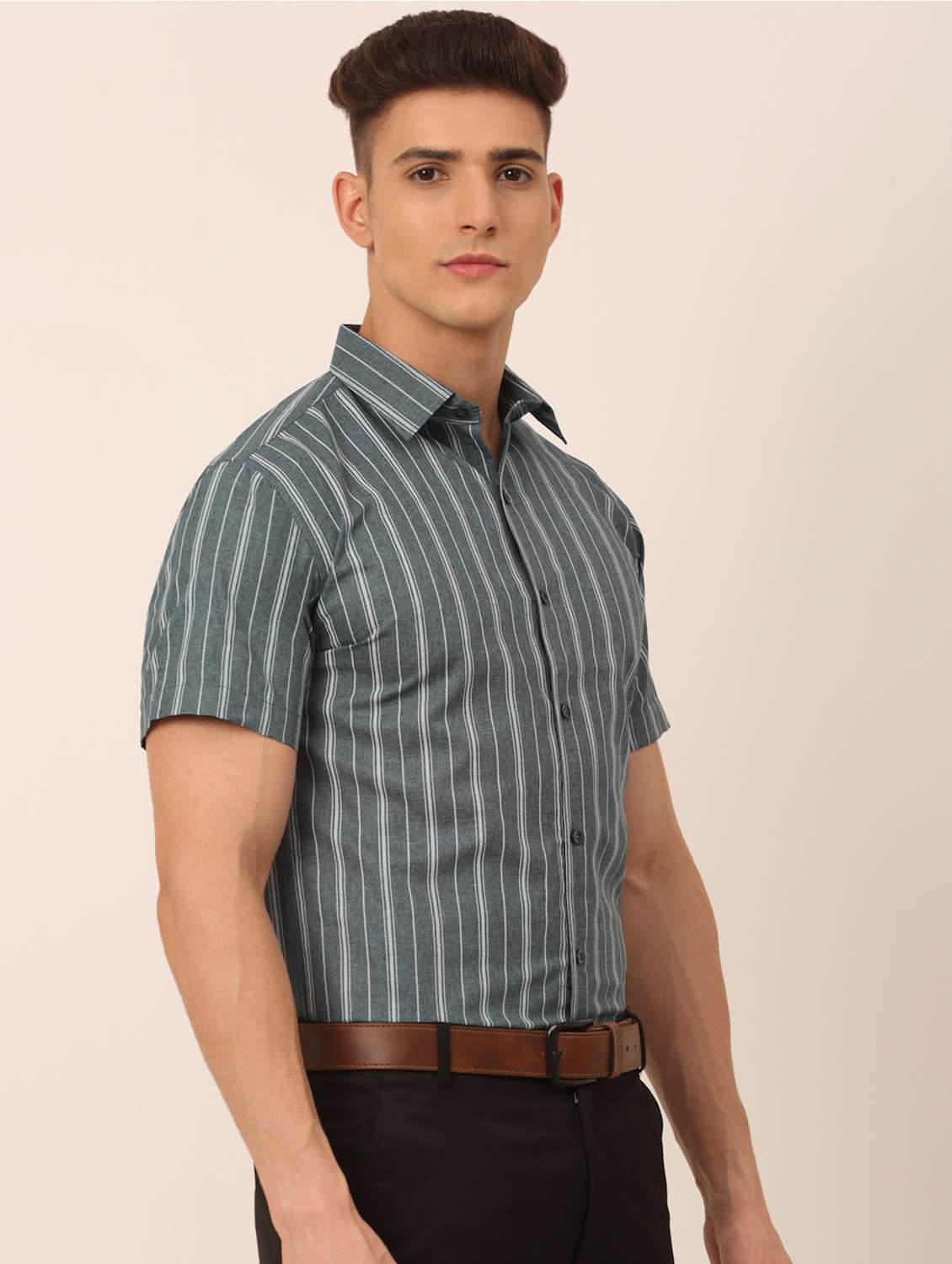 mens stripes formal shirt - 19144508 -  Standard Image - 1