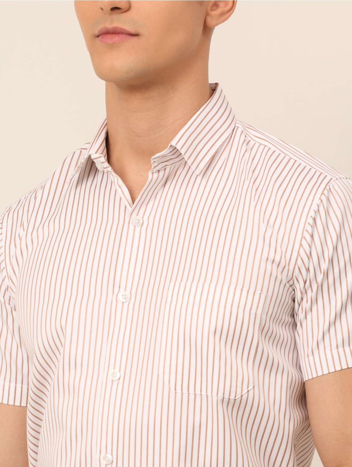 mens stripes formal shirt - 19144518 -  Standard Image - 4