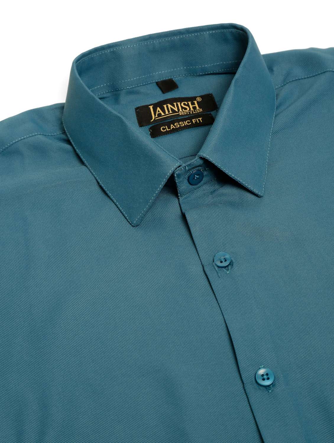 mens solids formal shirt - 19144546 - Standard Image - 4