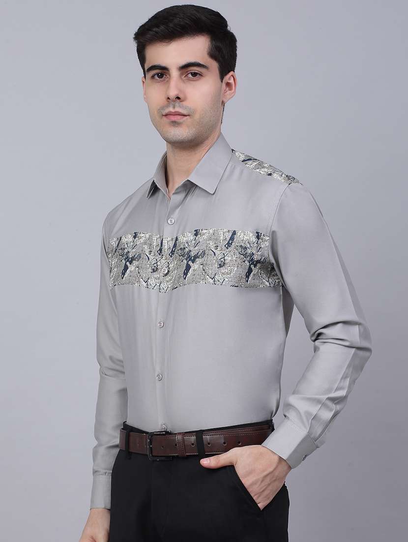 mens printed formal shirt - 19144588 -  Standard Image - 1