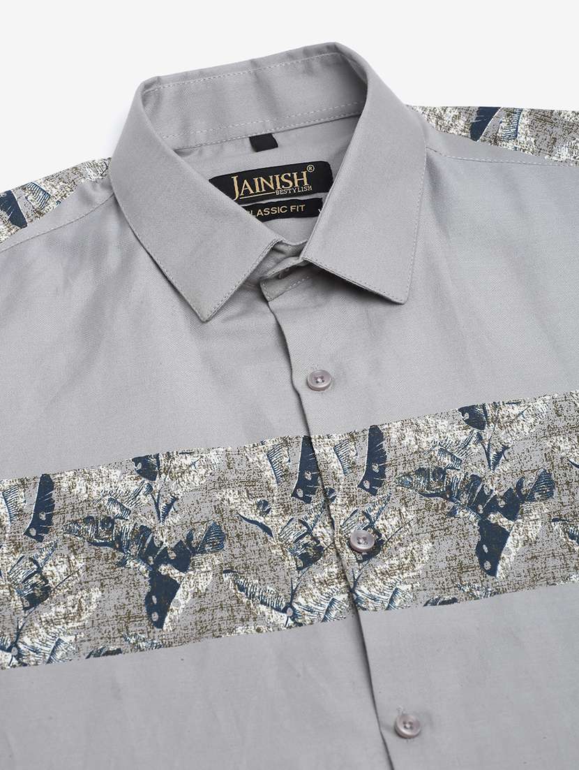 mens printed formal shirt - 19144588 -  Standard Image - 4