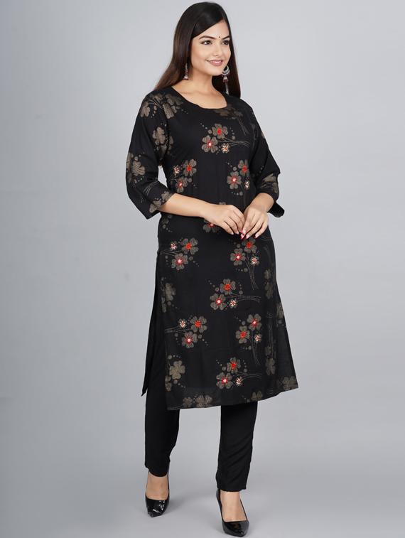 printed kurta pant set - 19145779 -  Standard Image - 1