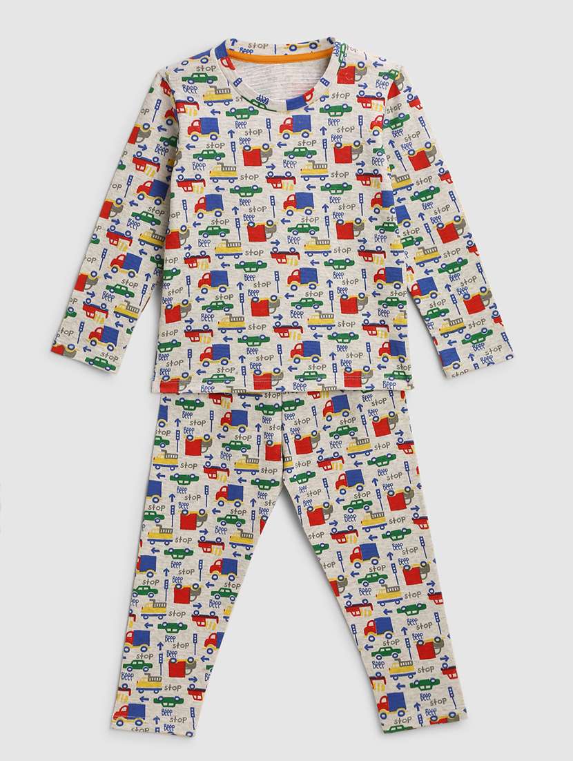 boys printed pyjamas nightwear set
