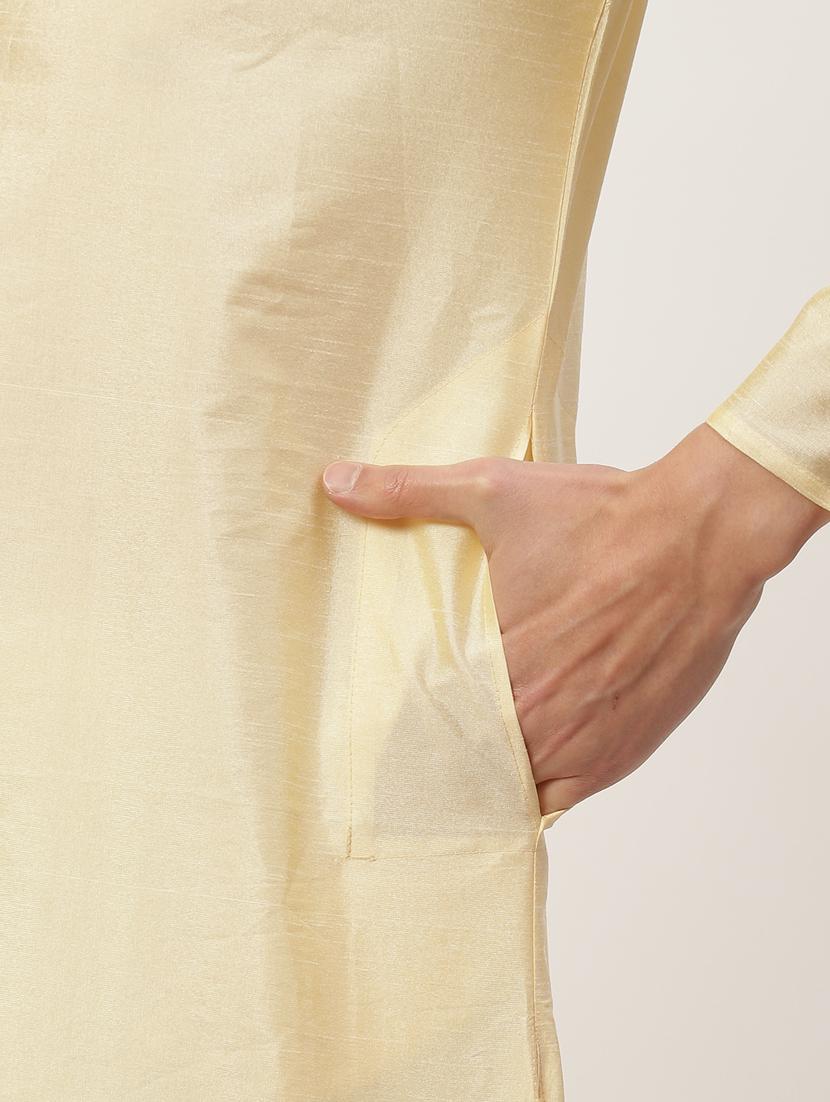 kurta pyjama with nehru jacket - 19147461 - Standard Image - 4