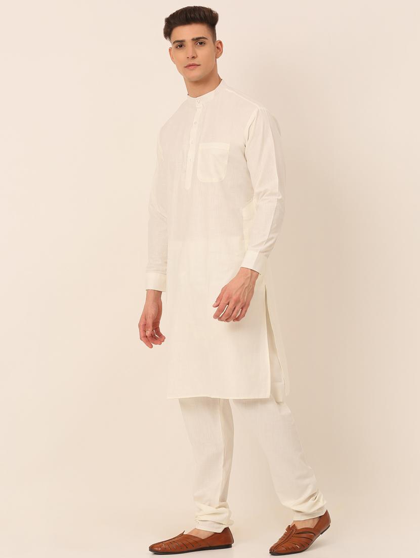 kurta pyjama with nehru jacket - 19147518 - Standard Image - 4