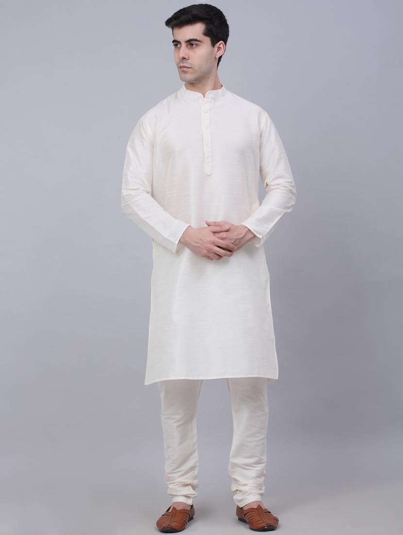 kurta pyjama with nehru jacket - 19147541 - Standard Image - 4