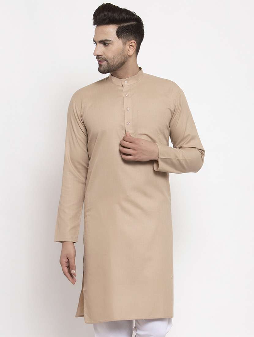beige coloured kurta