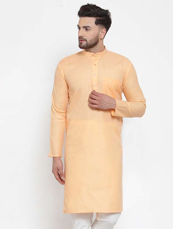 peach coloured long kurta