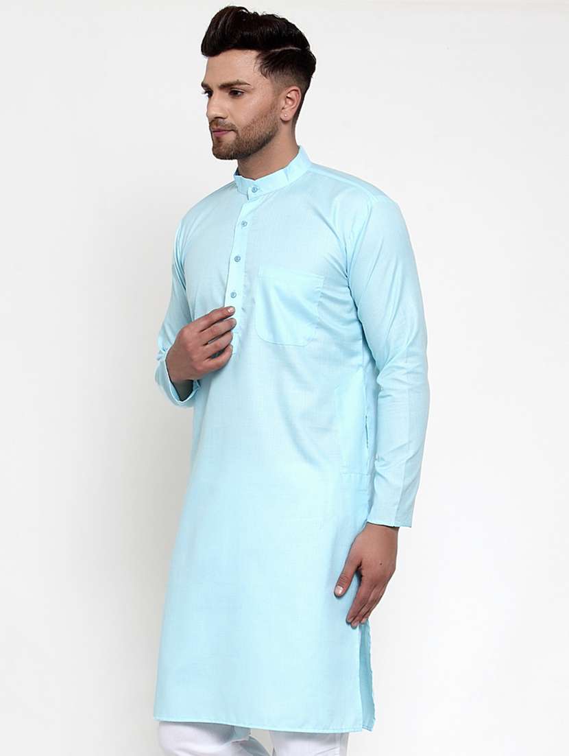 blue coloured long kurta - 19147715 -  Standard Image - 1