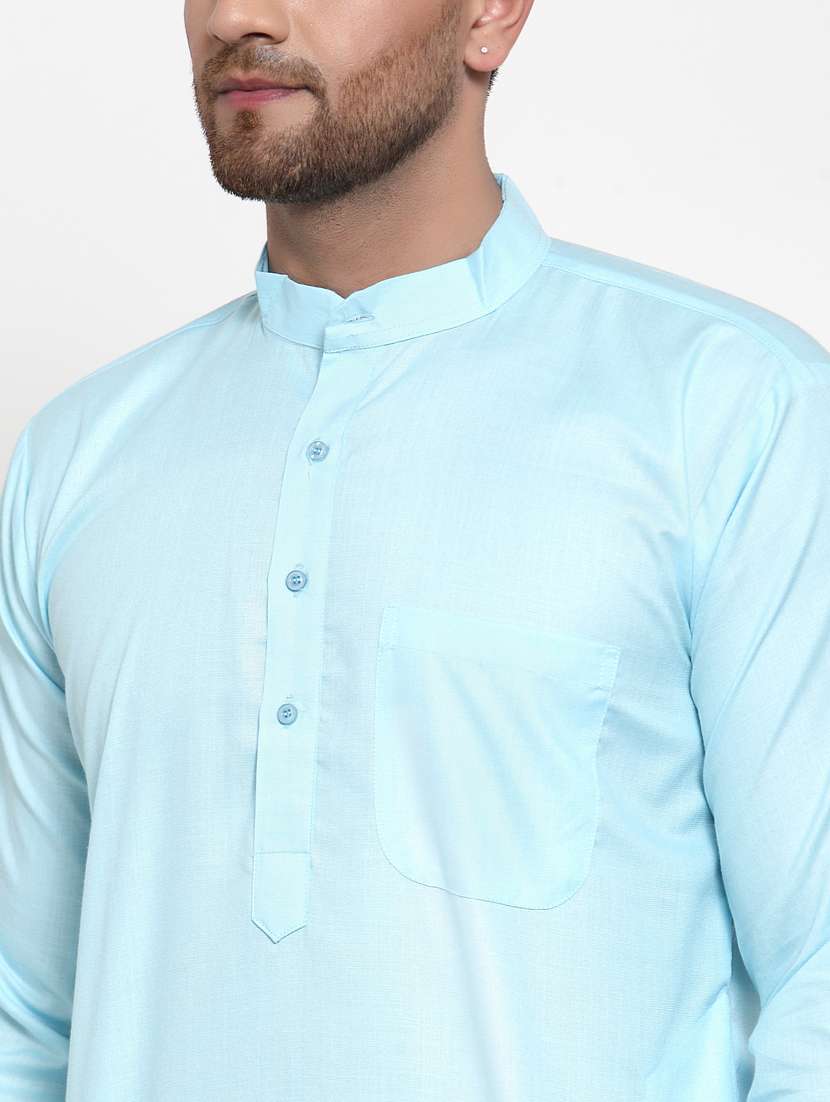 blue coloured long kurta - 19147715 -  Standard Image - 4