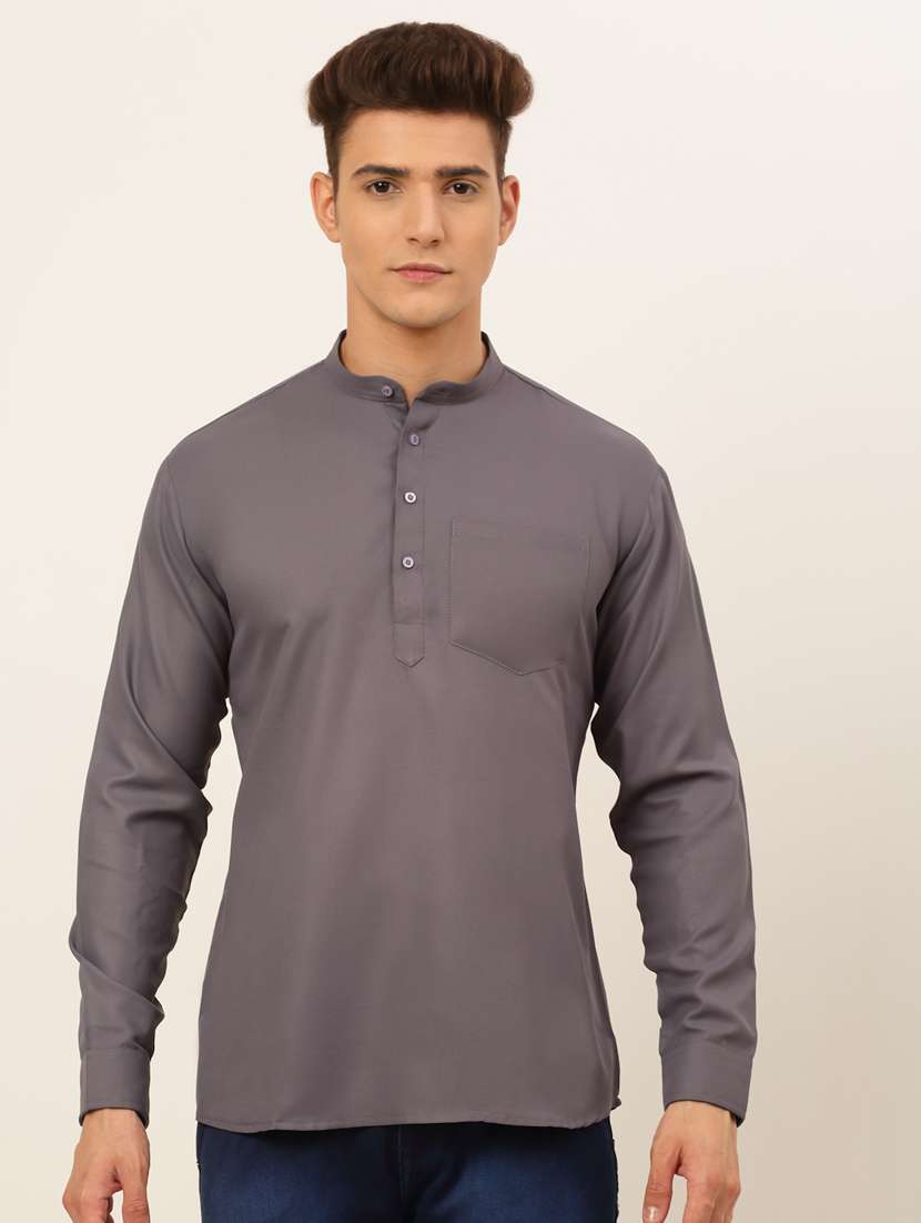  mandarin neck solid straight kurta 