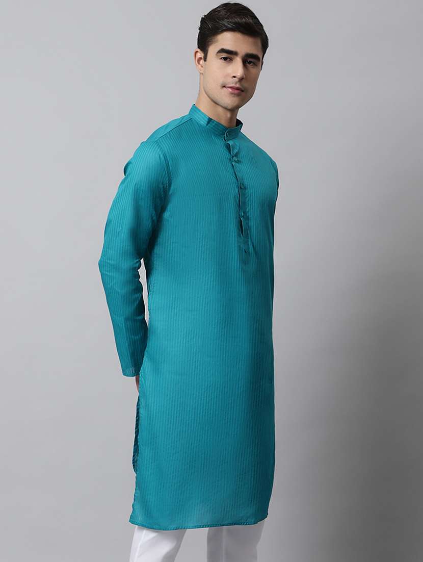  mandarin neck stripes straight kurta 