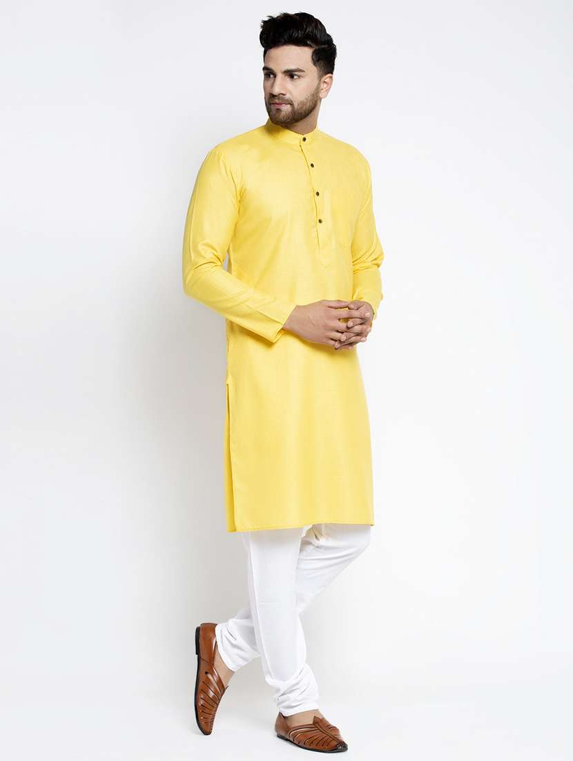 mandarin neck fancy long kurta - 19148170 -  Standard Image - 1