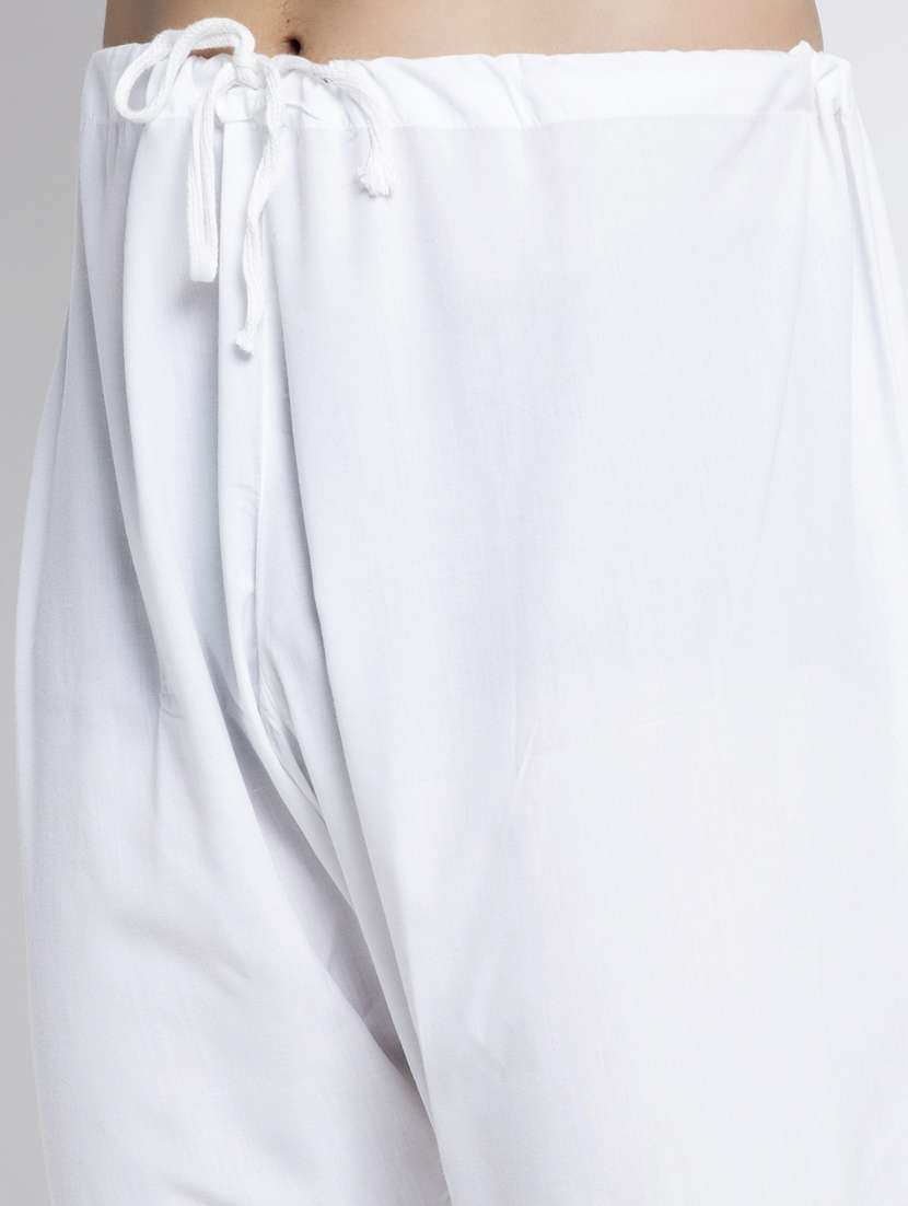 mandarin neck fancy long kurta - 19148170 - Standard Image - 4
