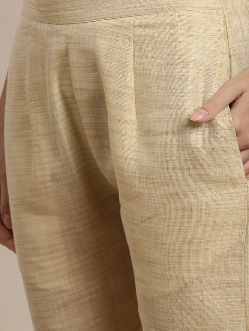 women three quarter sleeve kurta pant with dupatta set - 19149097 - Standard Image - 4
