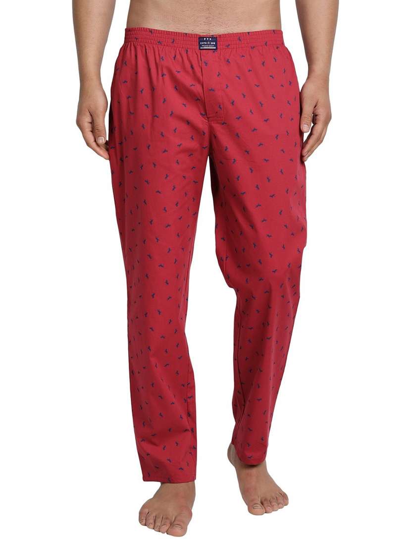 red printed pyjama - 19149178 -  Standard Image - 1