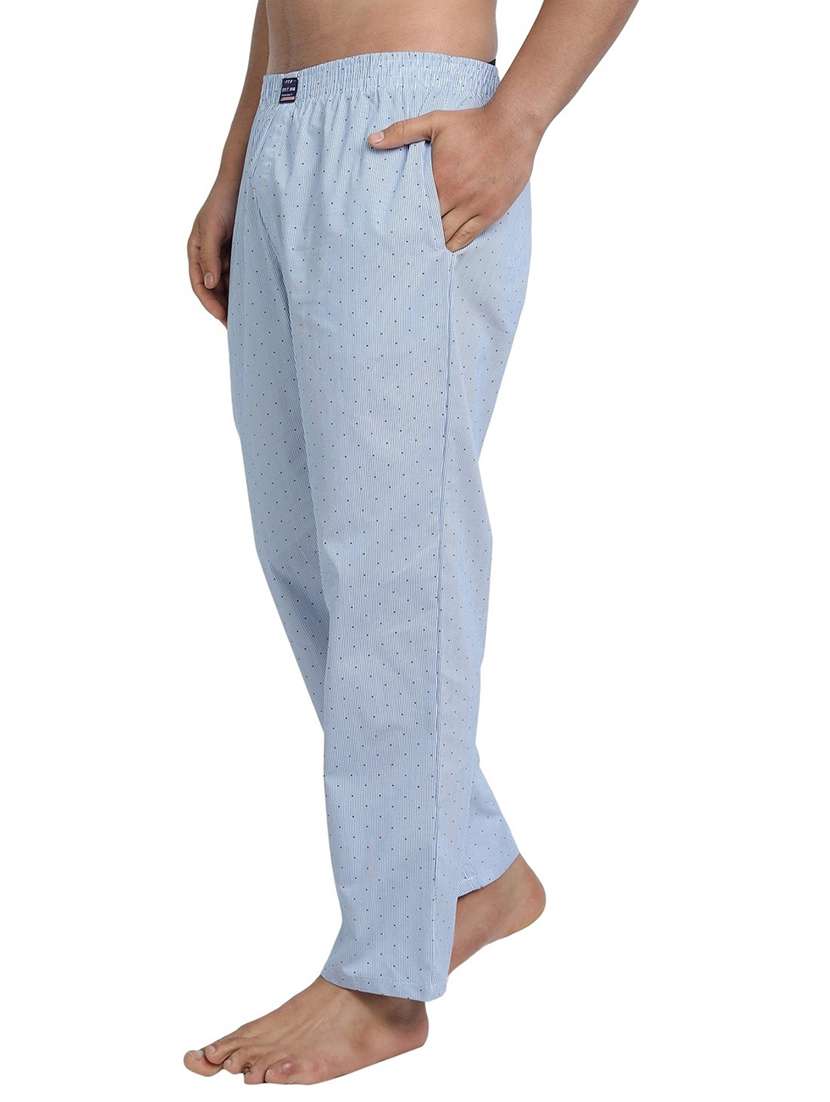 light blue printed pyjama - 19149201 -  Standard Image - 1