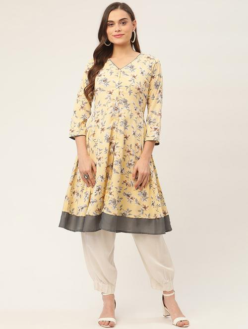 women's flared kurta - 19149928 -  Standard Image - 0