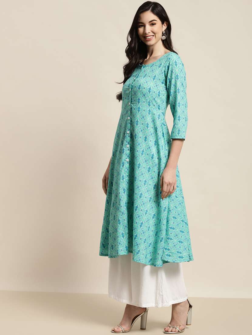 women's flared kurta - 19149940 -  Standard Image - 1