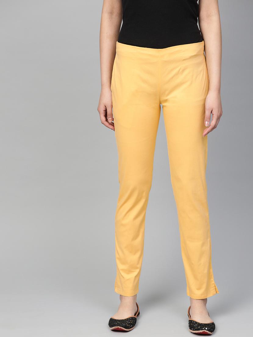 women solid cigarette pant - 19149987 - Zoom Image - 0