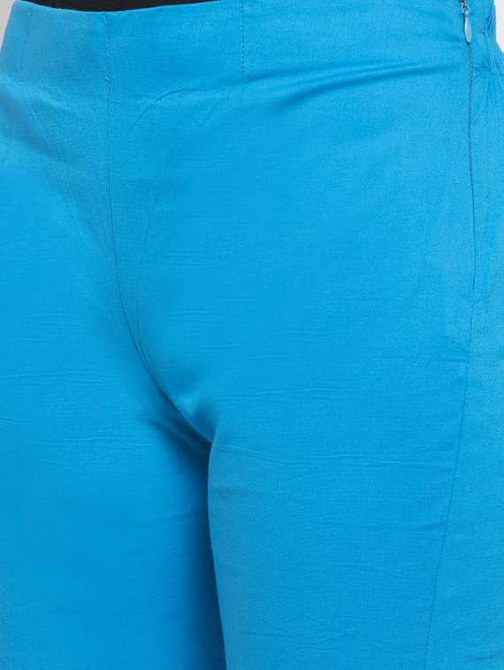 women solid cigarette pant  - 19149988 -  Standard Image - 4