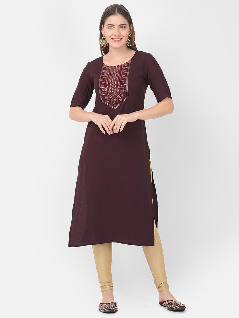 women's straight kurta - 19154661 -  Zoom Image - 0