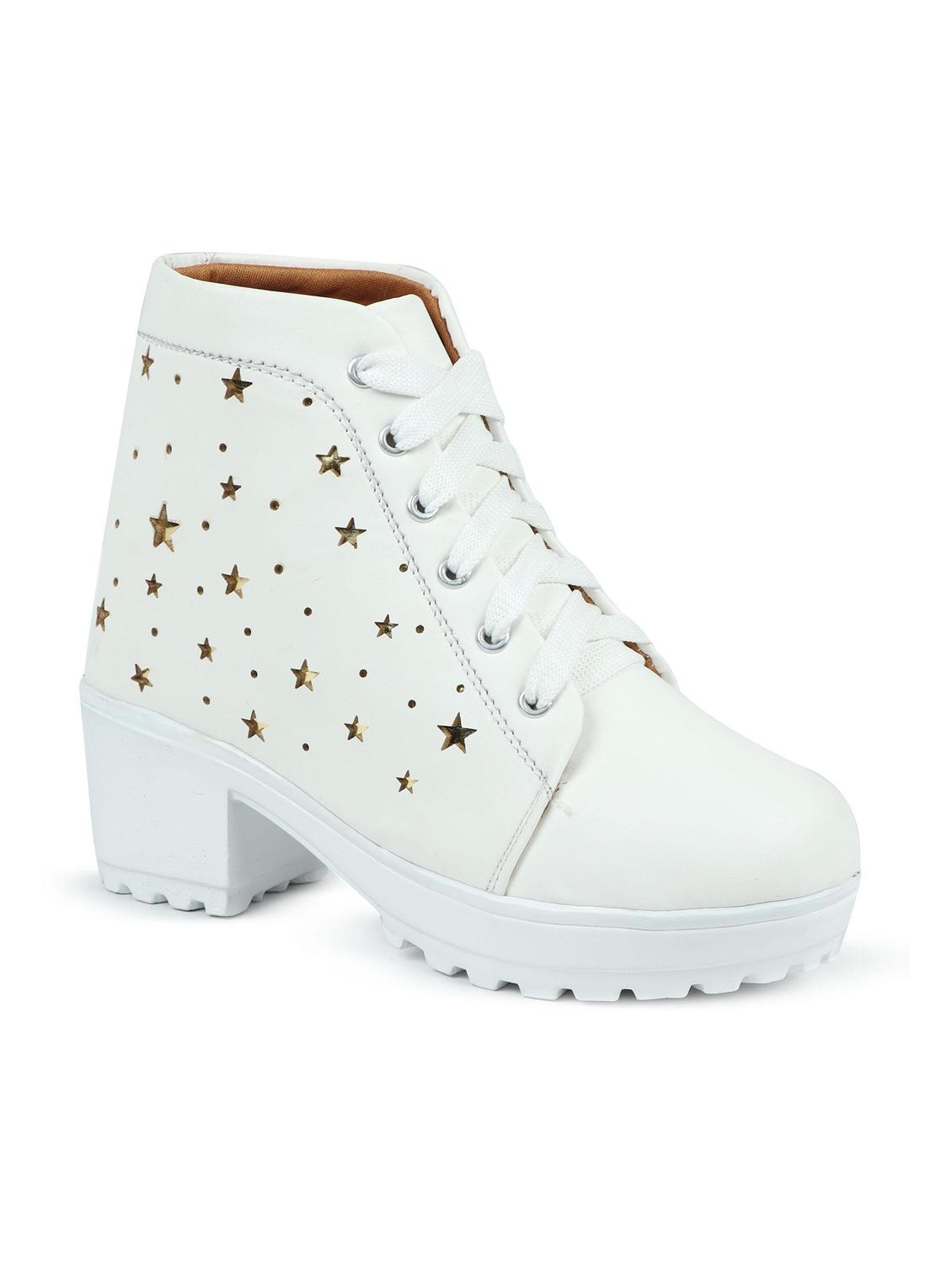 white ankle boot - 19154943 -  Standard Image - 1