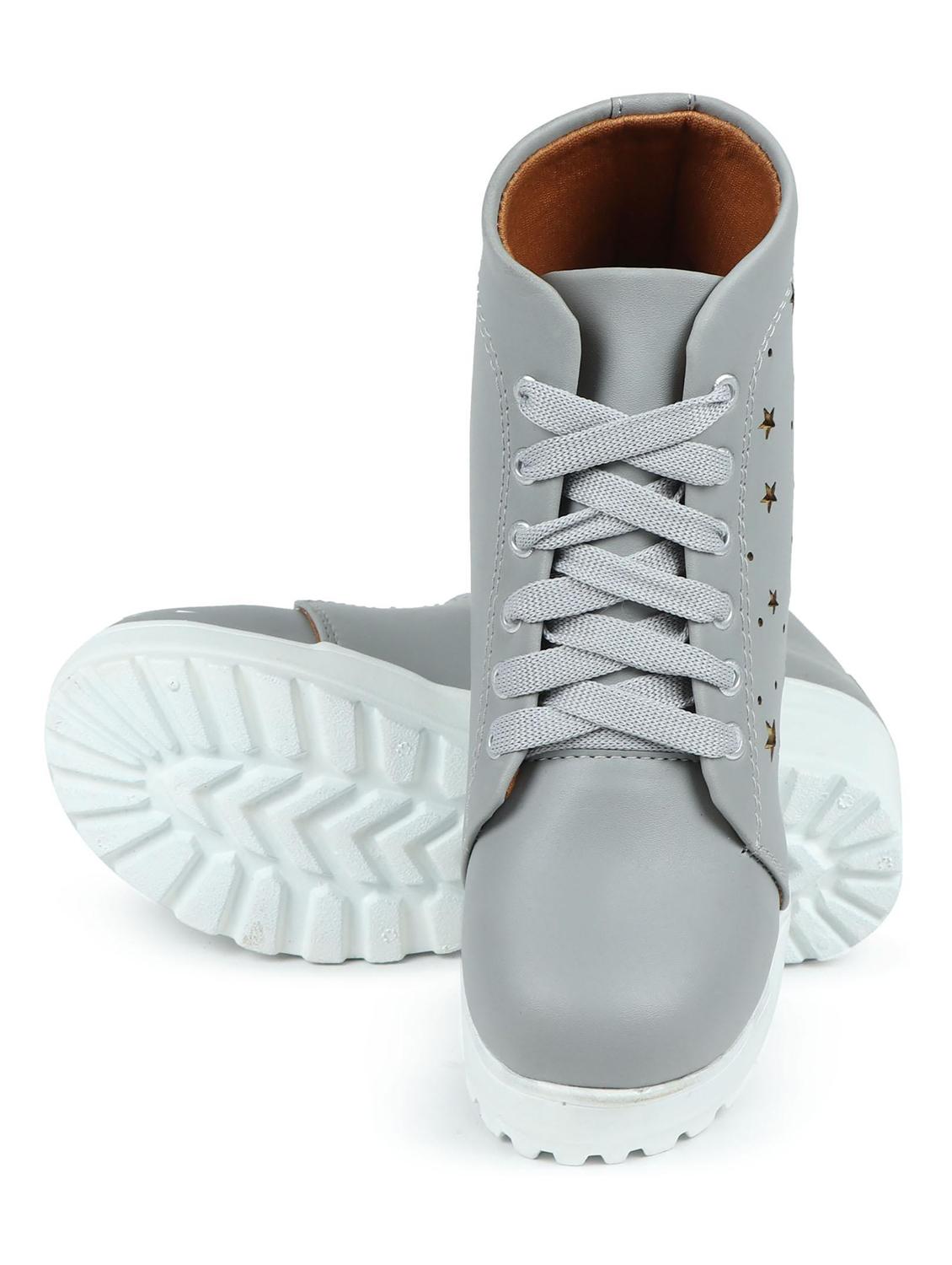 grey ankle boot - 19154963 - Standard Image - 4