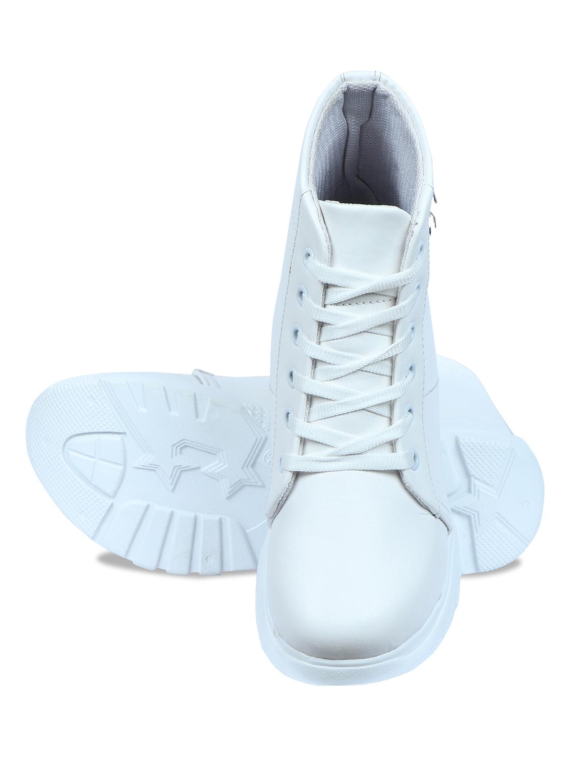 white lace up boot - 19155000 - Standard Image - 4