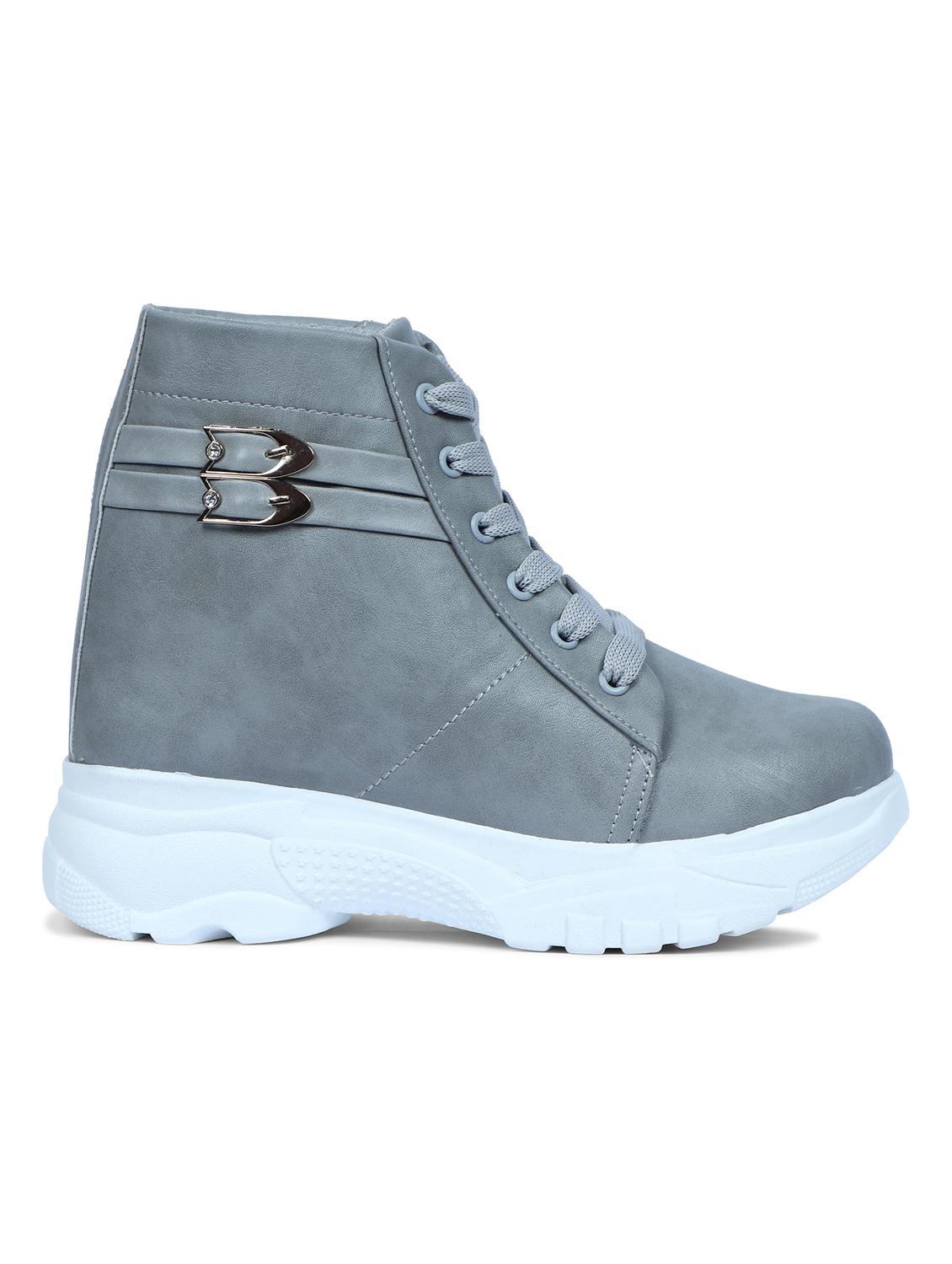 grey lace up boot - 19155002 - Standard Image - 1