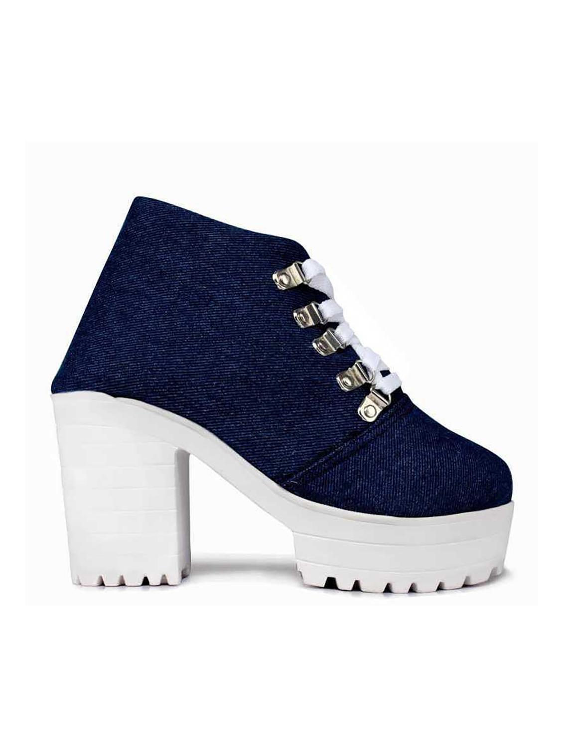navy blue lace-up boot - 19155419 -  Standard Image - 1
