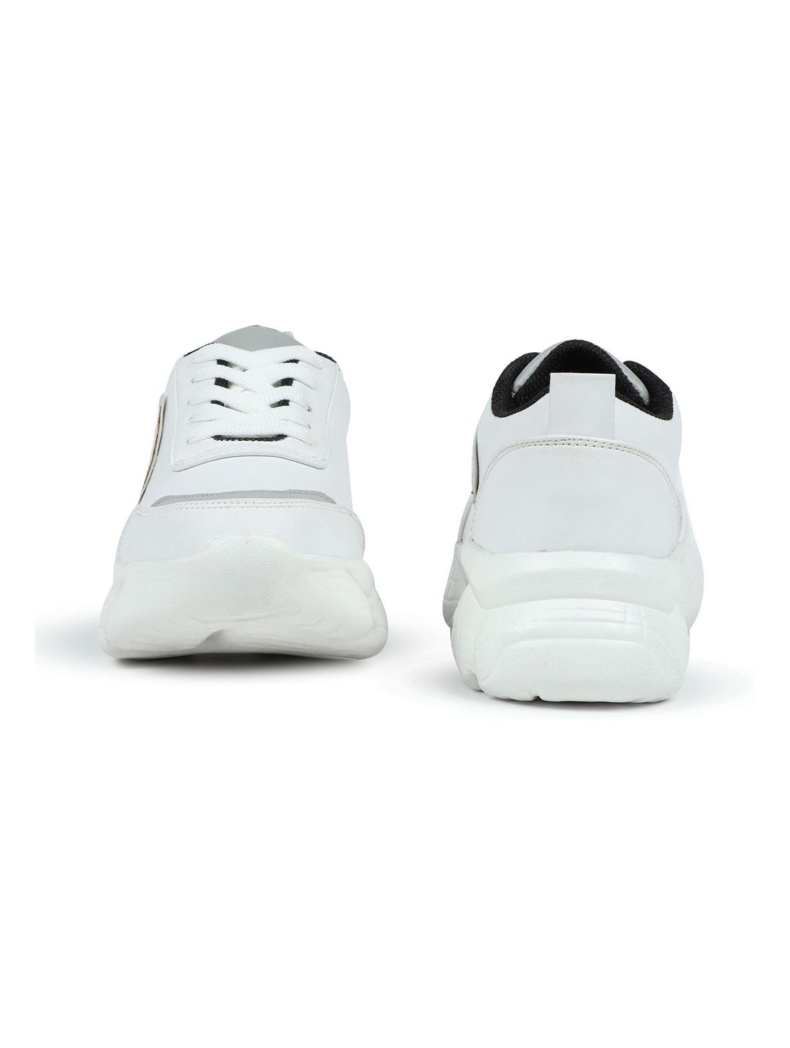 white lace up sneaker - 19155431 - Standard Image - 4