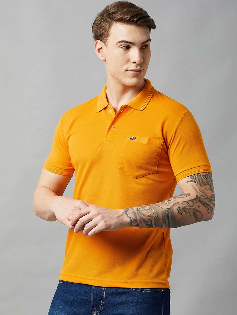 yellow cotton t-shirt - 19155757 -  Standard Image - 1