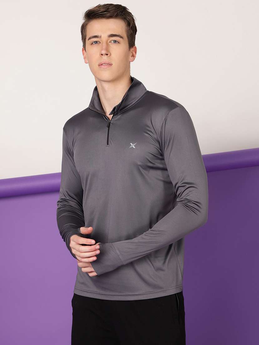 grey polyester t-shirt - 19156220 -  Standard Image - 1