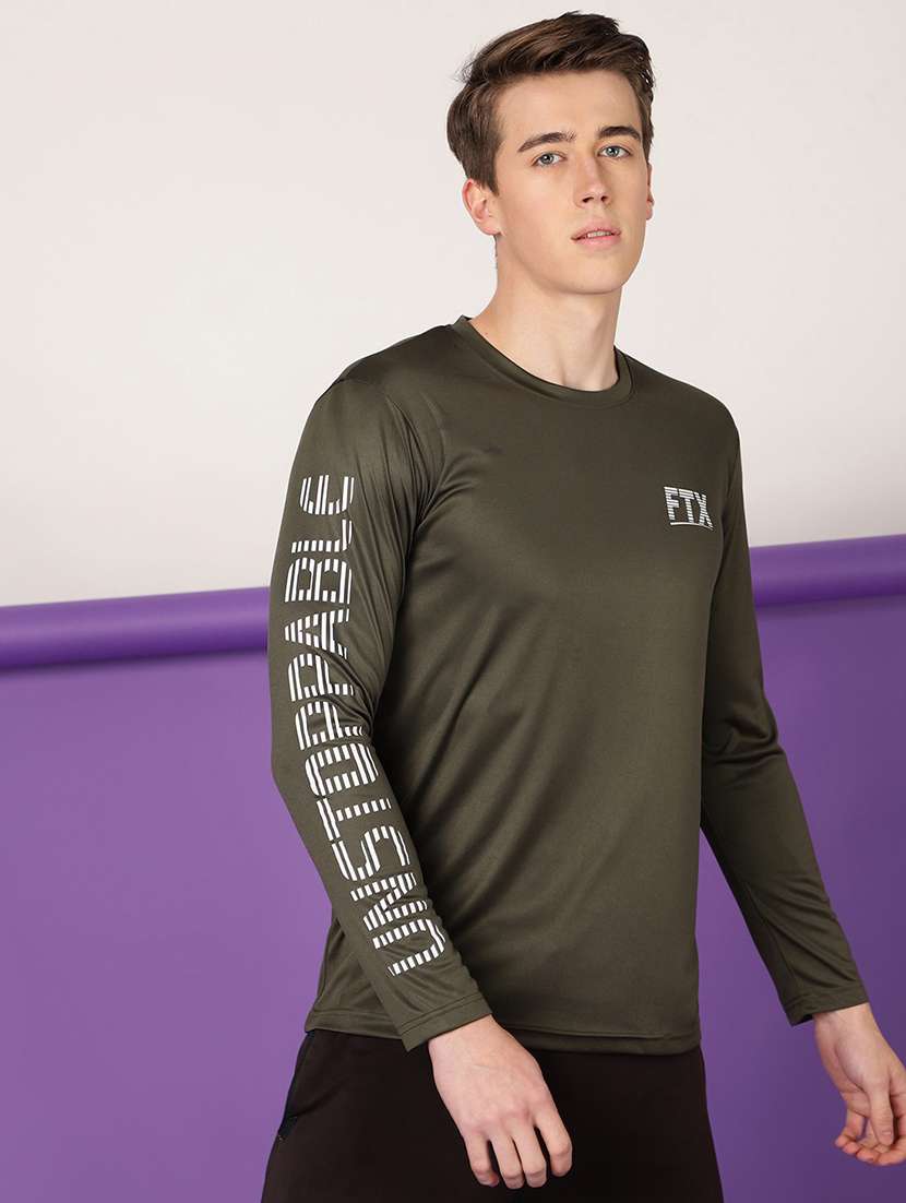 green polyester t-shirt - 19156234 -  Standard Image - 1