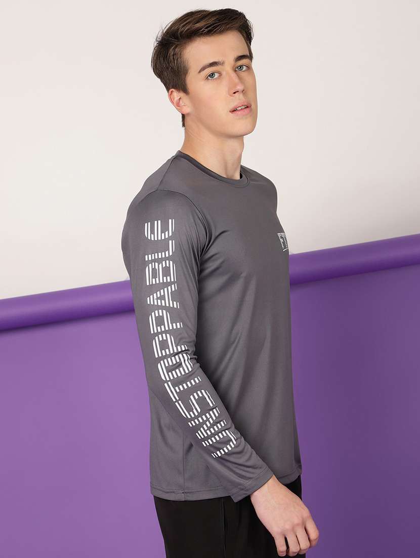 grey polyester t-shirt - 19156235 -  Standard Image - 1