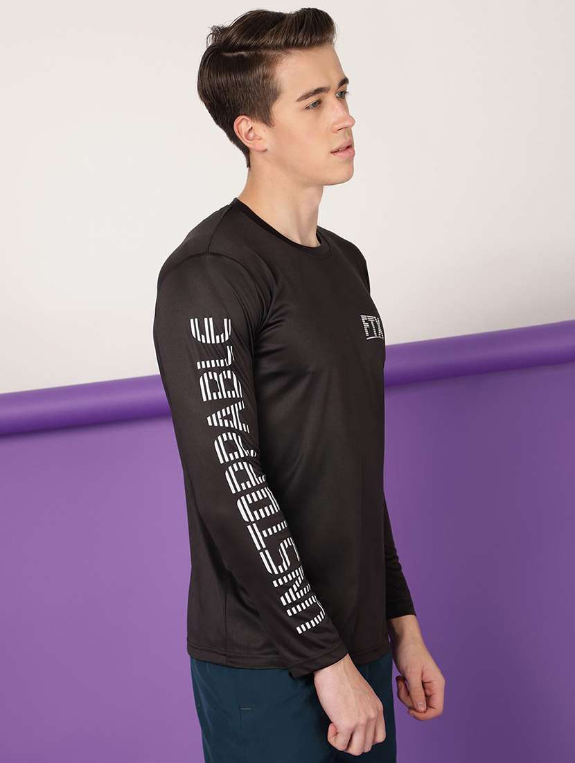 men placement print long sleeve t-shirt - 19156239 -  Standard Image - 1