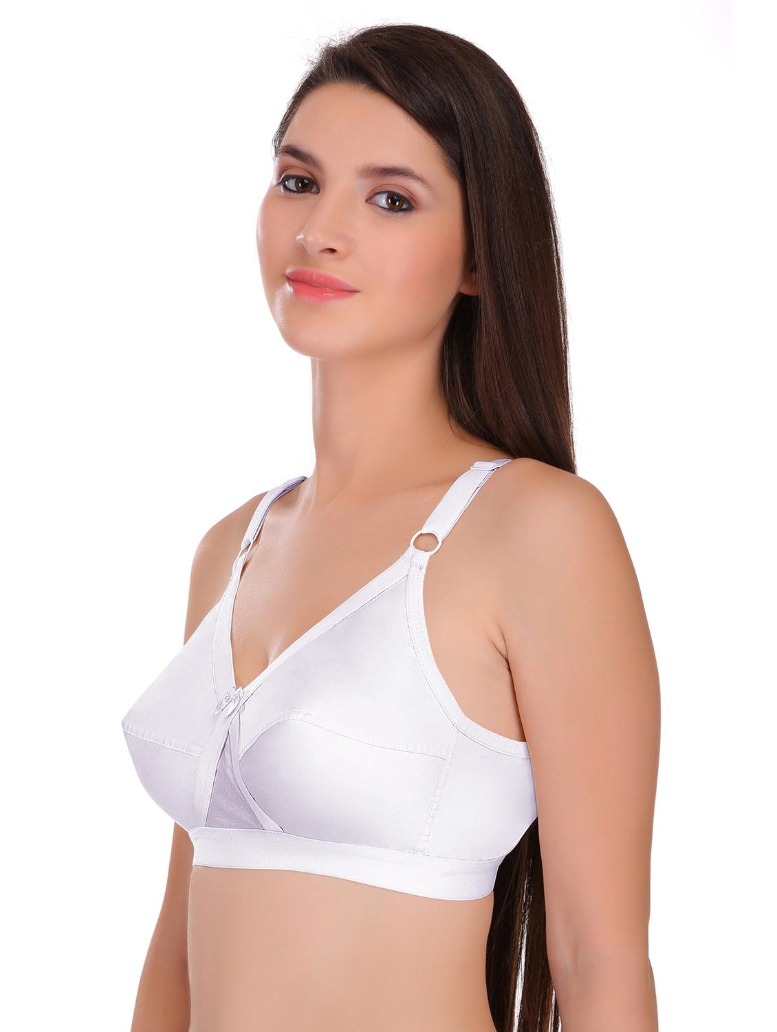 white polyamide minimizer bra - 19157410 - Standard Image - 1