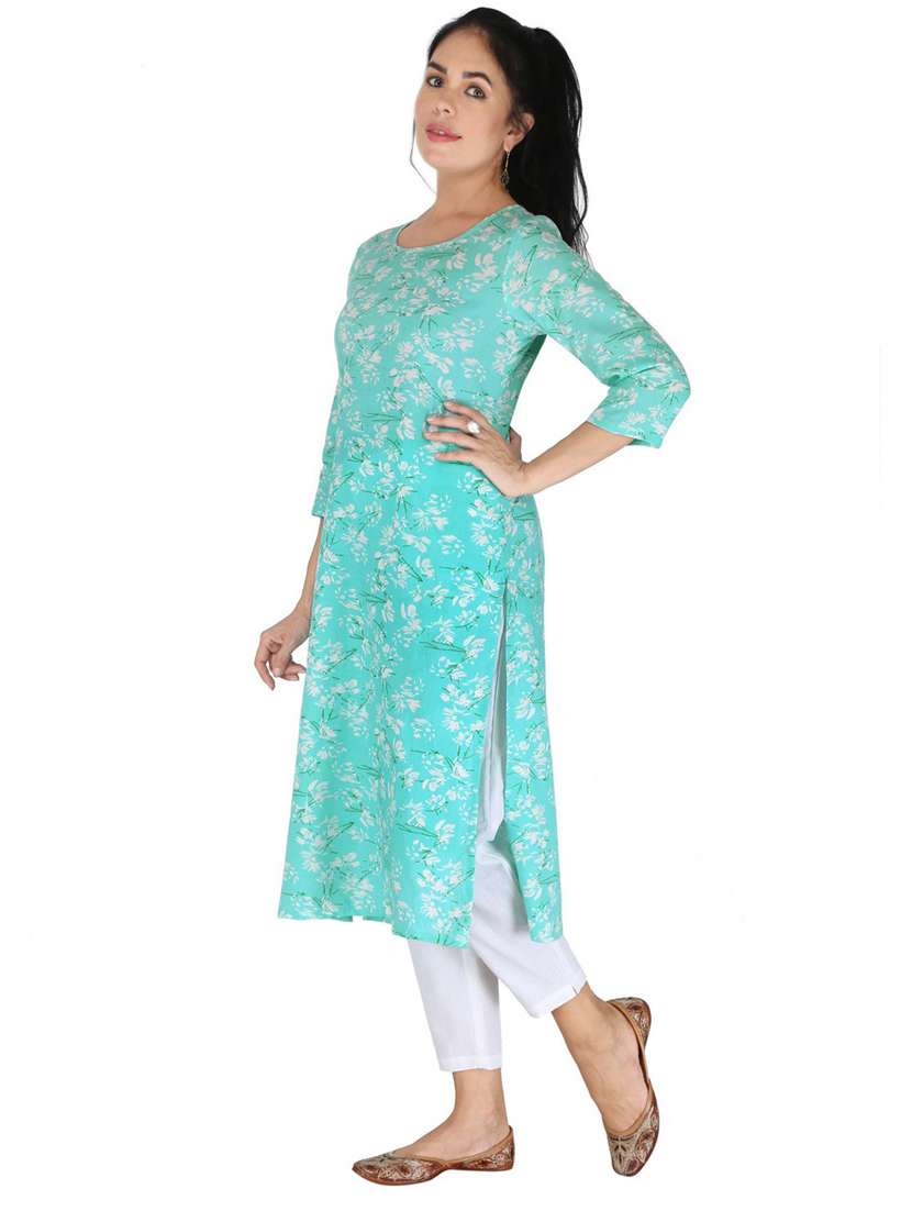 women's straight kurta - 19158124 -  Standard Image - 1